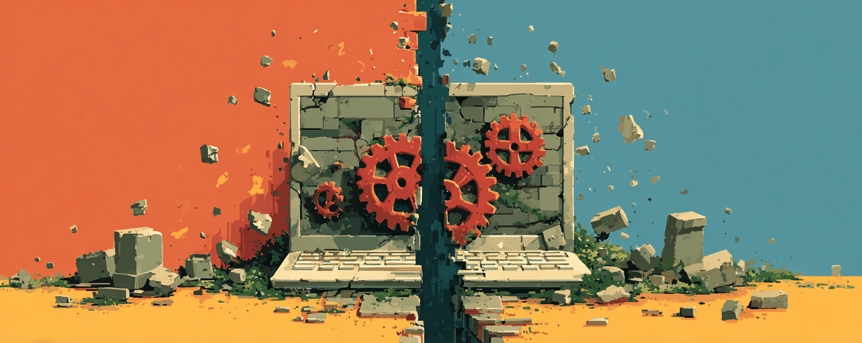 Feature image for article: When the Web Split in Two